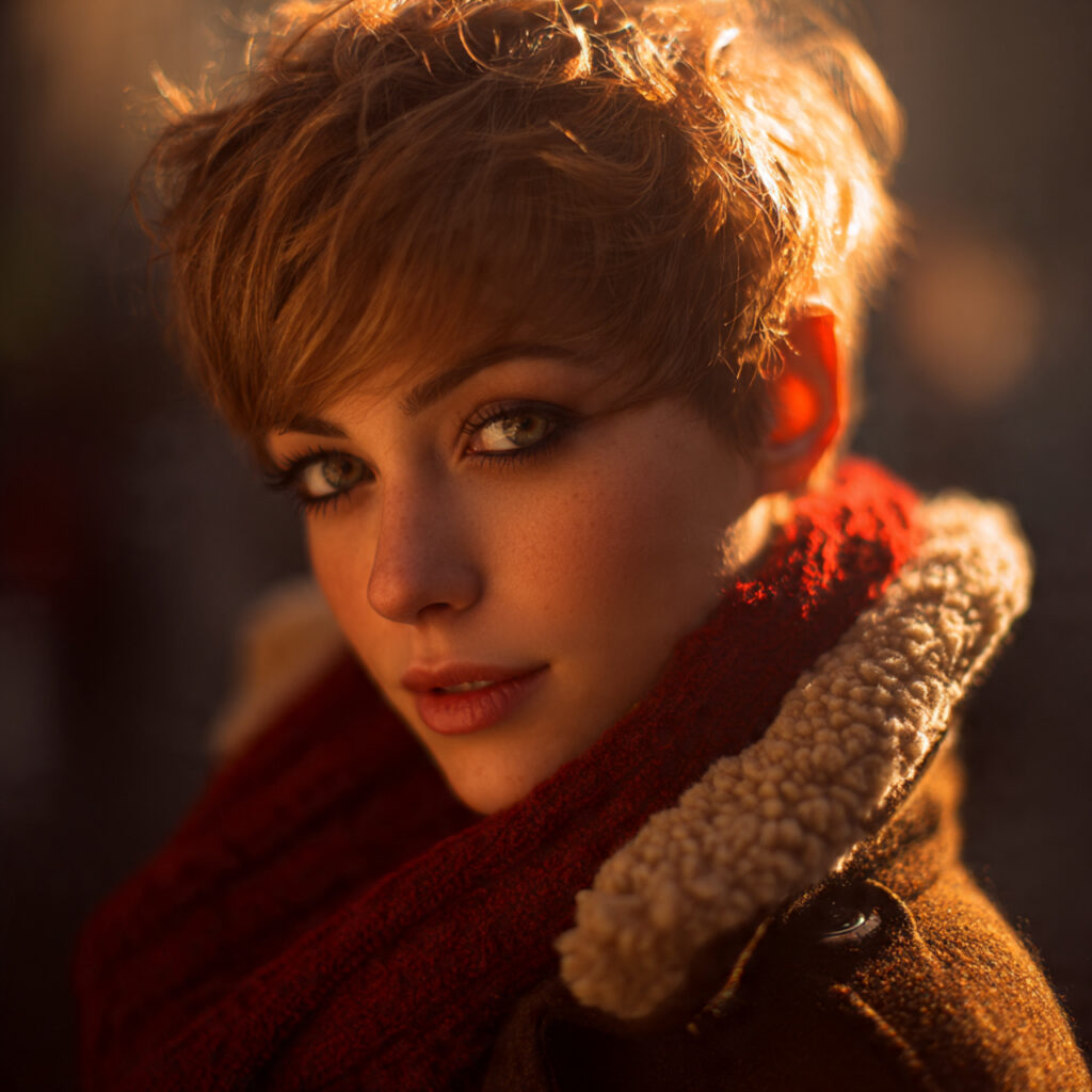 Warm Textured Pixie Idea