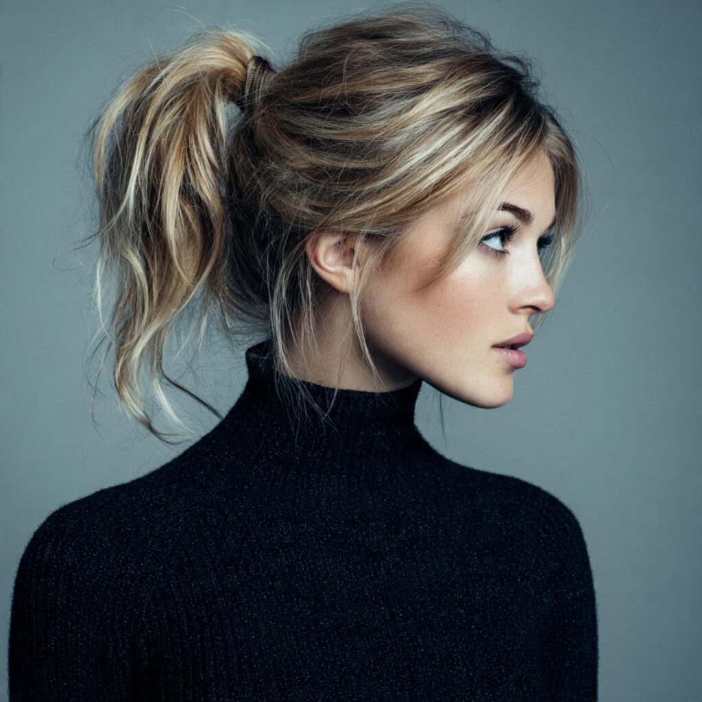 Winter Ponytail Style Ideas