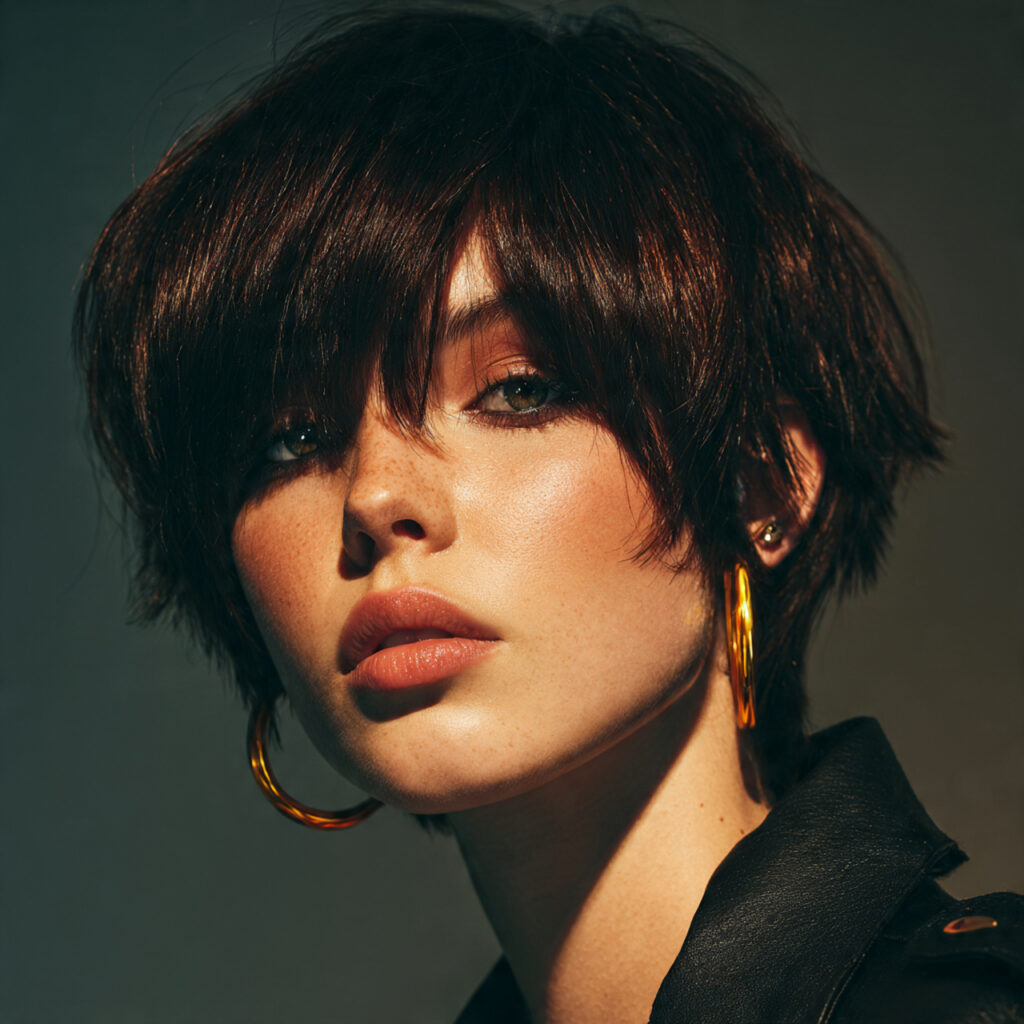 Bold Fringe Hairstyle Idea
