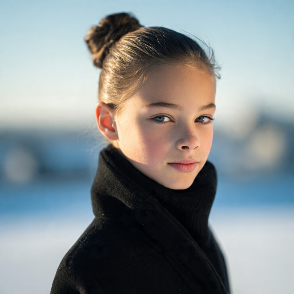 Sleek and Smooth Winter Bun Ideas