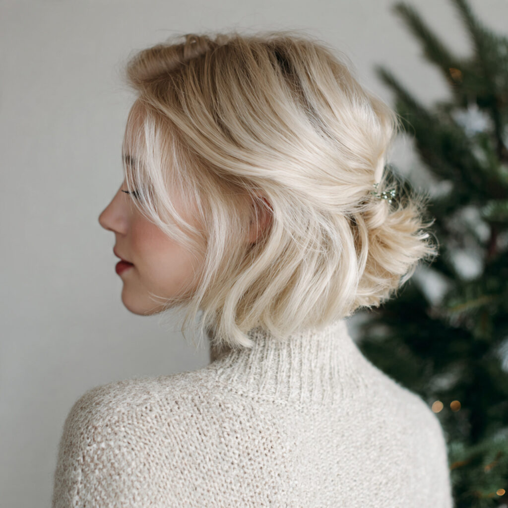 Subtle Festive Hairstyle 