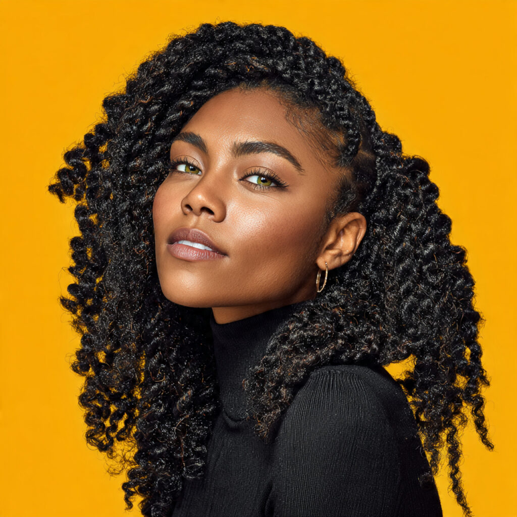 Icy-Streak Passion Twists Idea