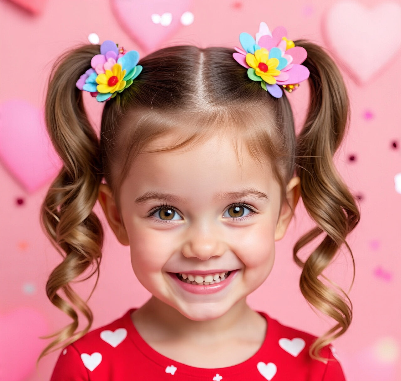 valentine hairstyles for kids