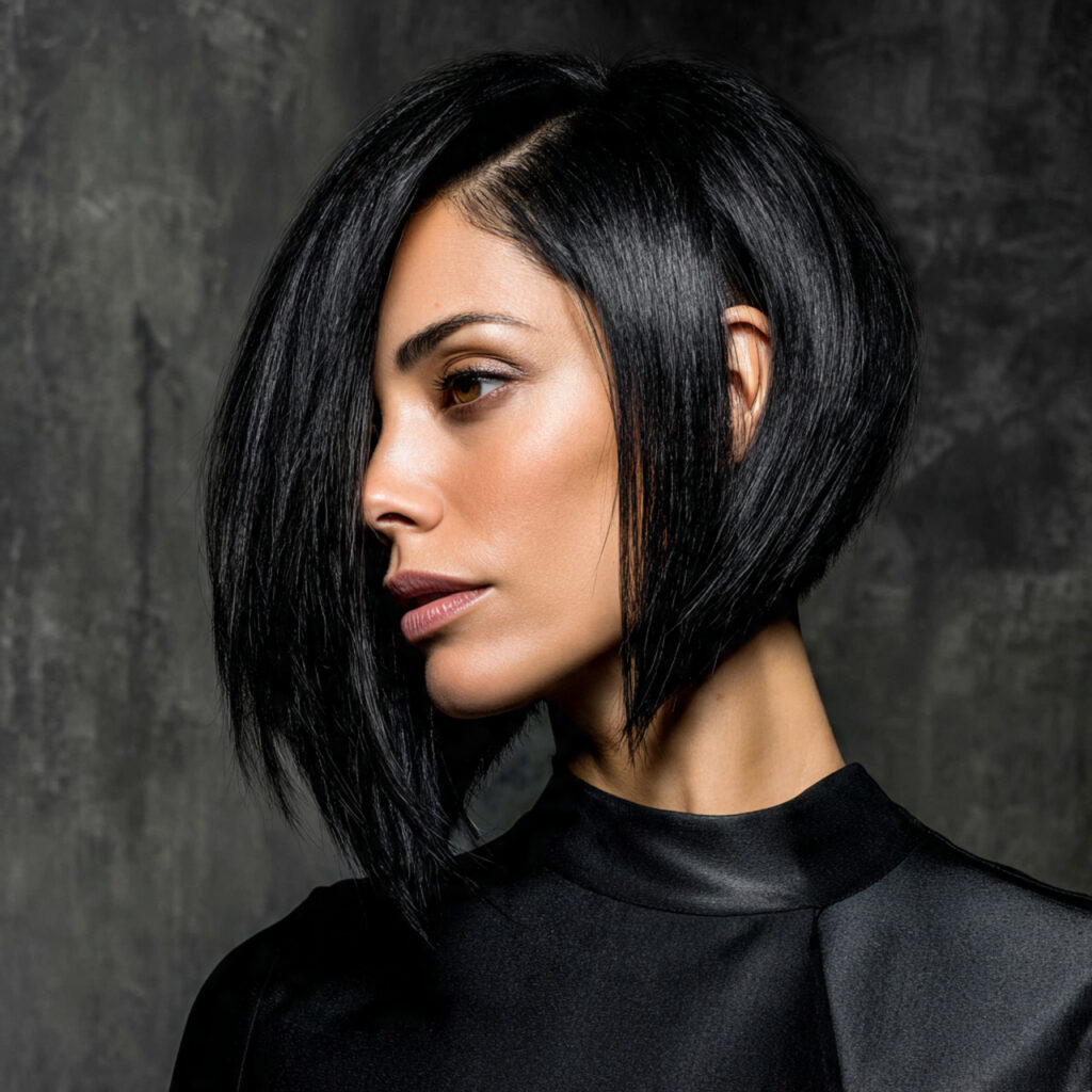 Sleek Asymmetrical Bob Idea