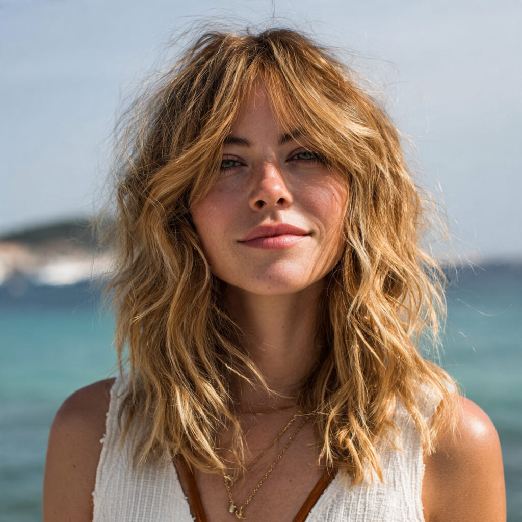 Messy Beach Wave Idea