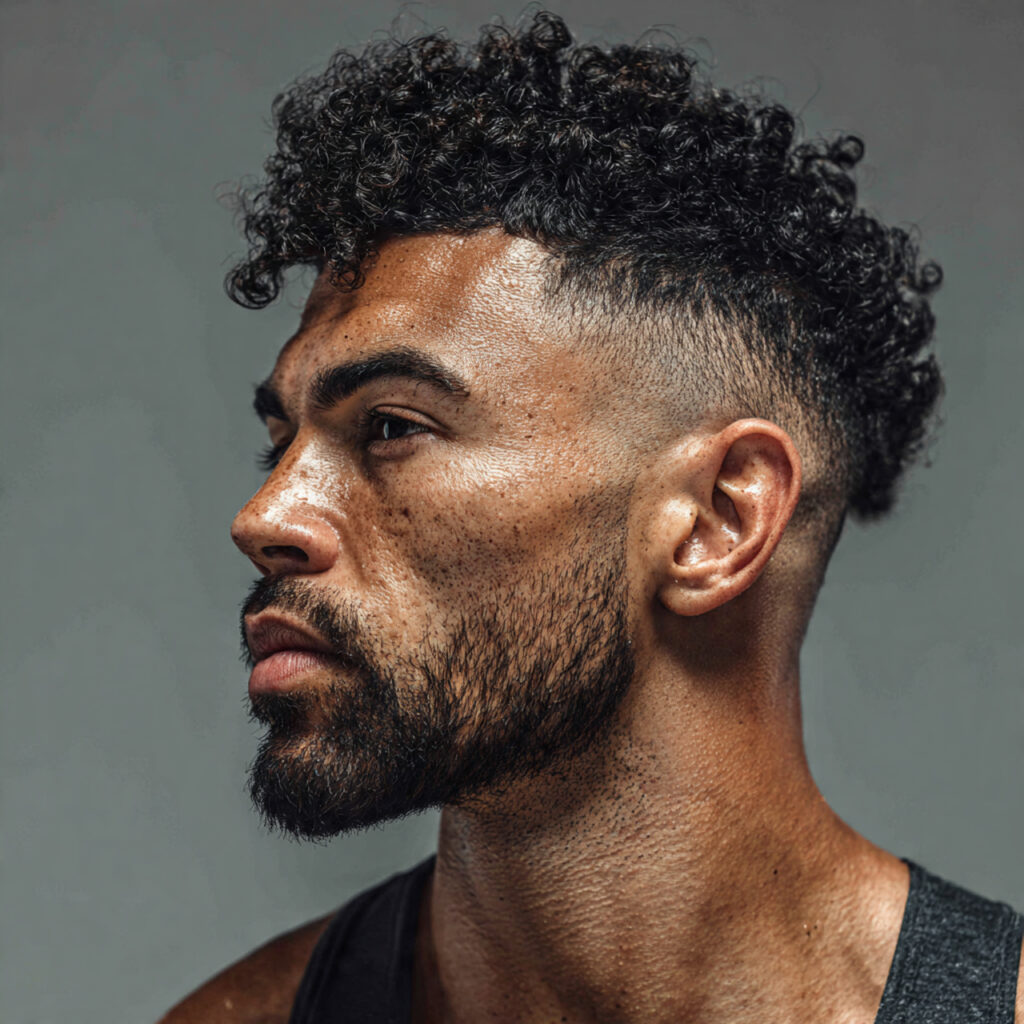 High Fade Curly Ideas