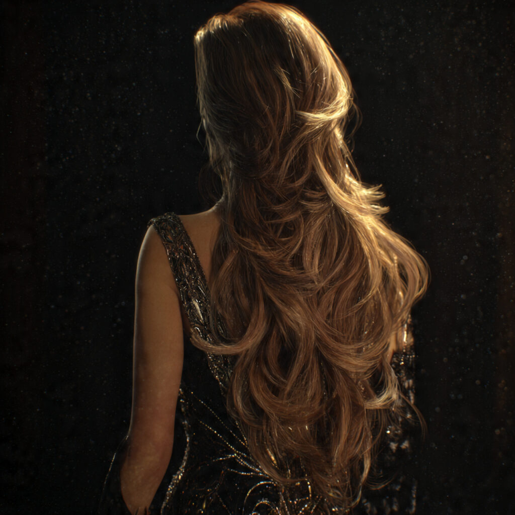 Long Cascading Silhouette Idea