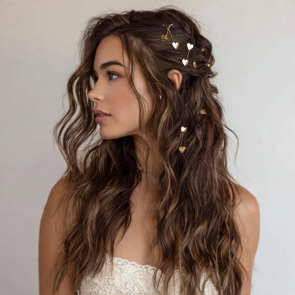 Soft Beachy Waves with Accessories
