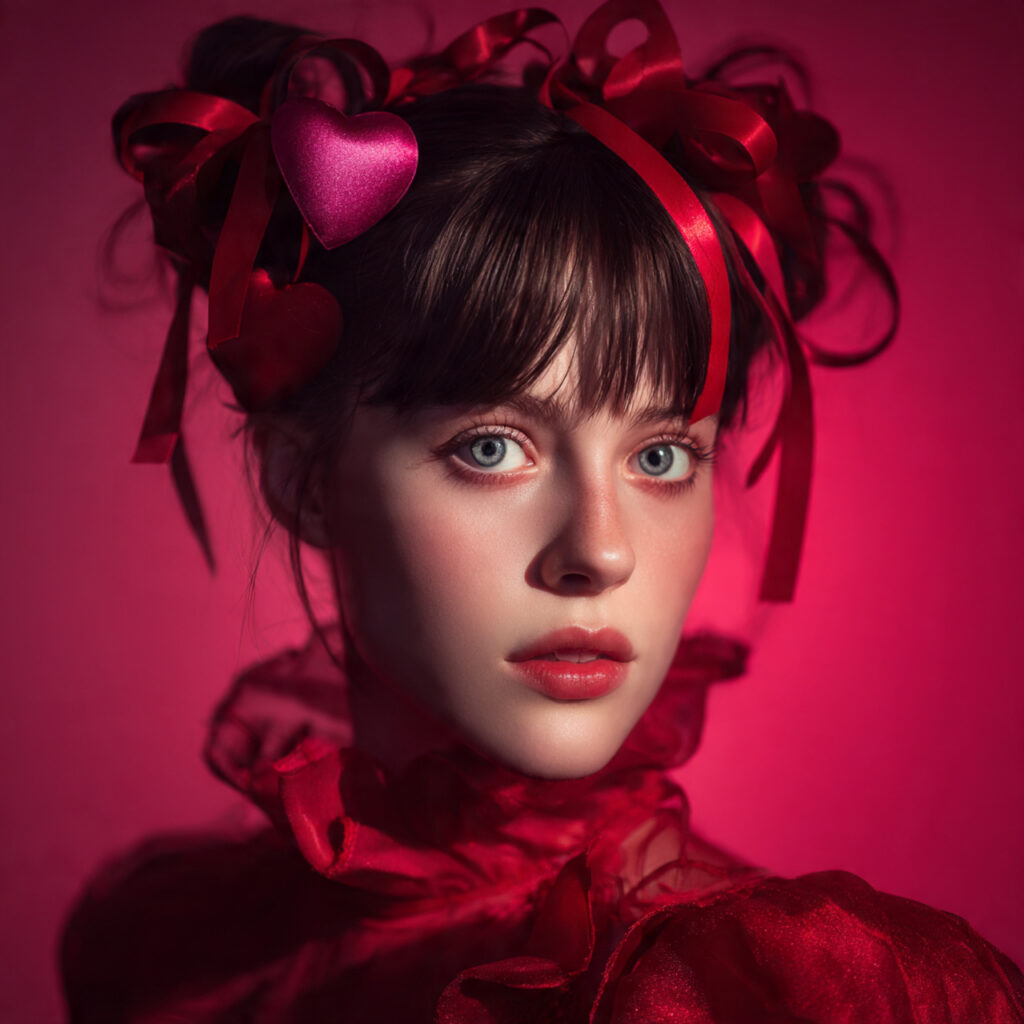 high quality portrait of a unique woman with 8