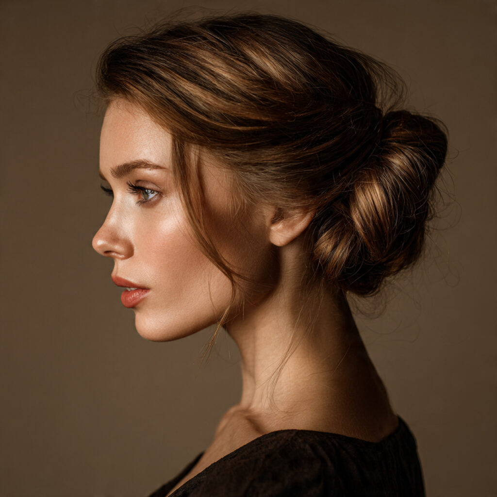 high quality portrait of a unique woman with 9