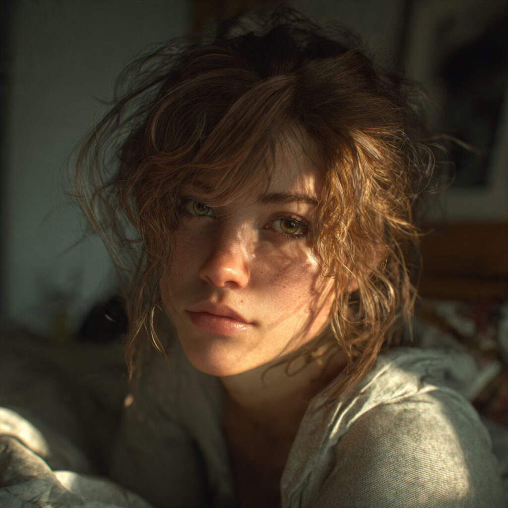 Messy Bedhead Aesthetic Idea