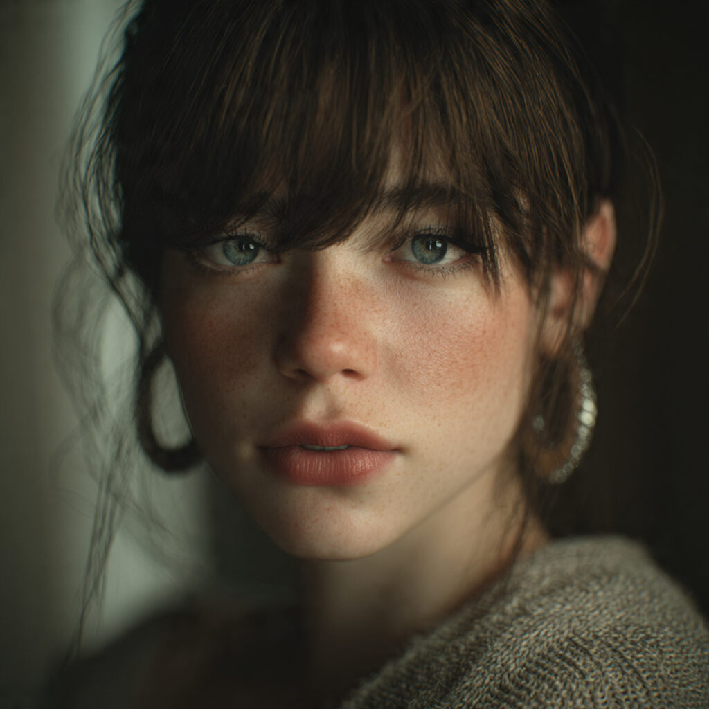 Soft Wispy Curtain Bangs Idea