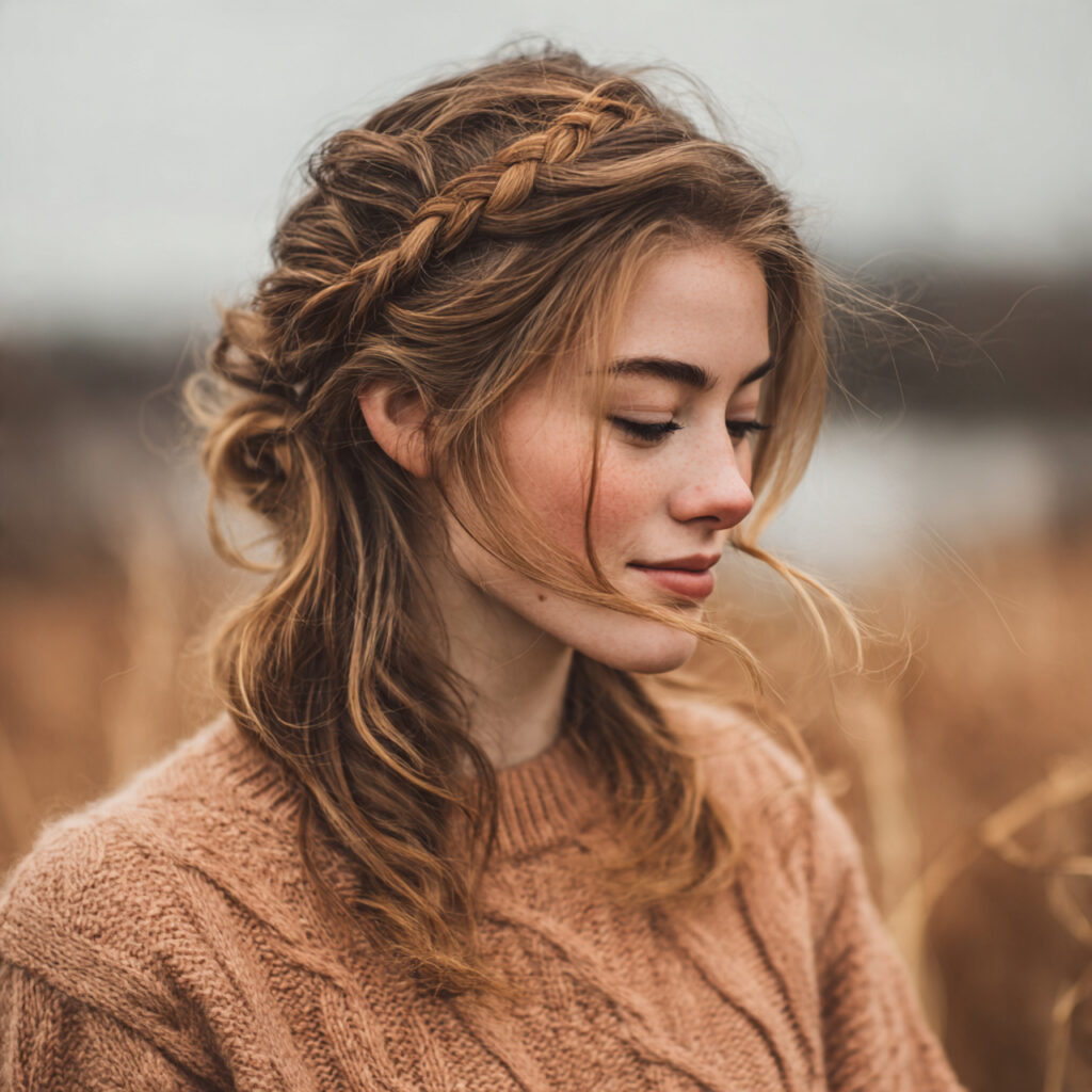 Braided Hairstyles for Cozy Valentine Dates