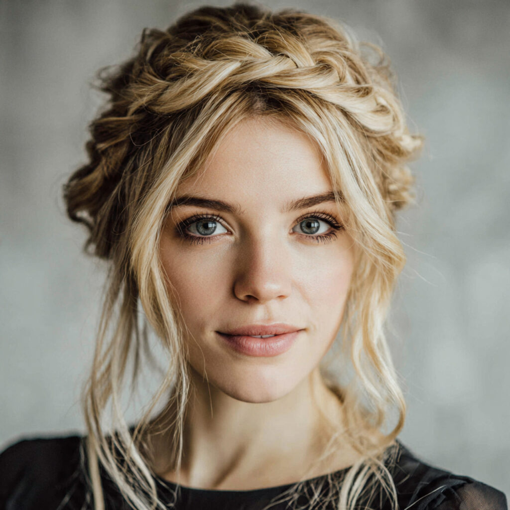 Romantic Crown Braid Looks