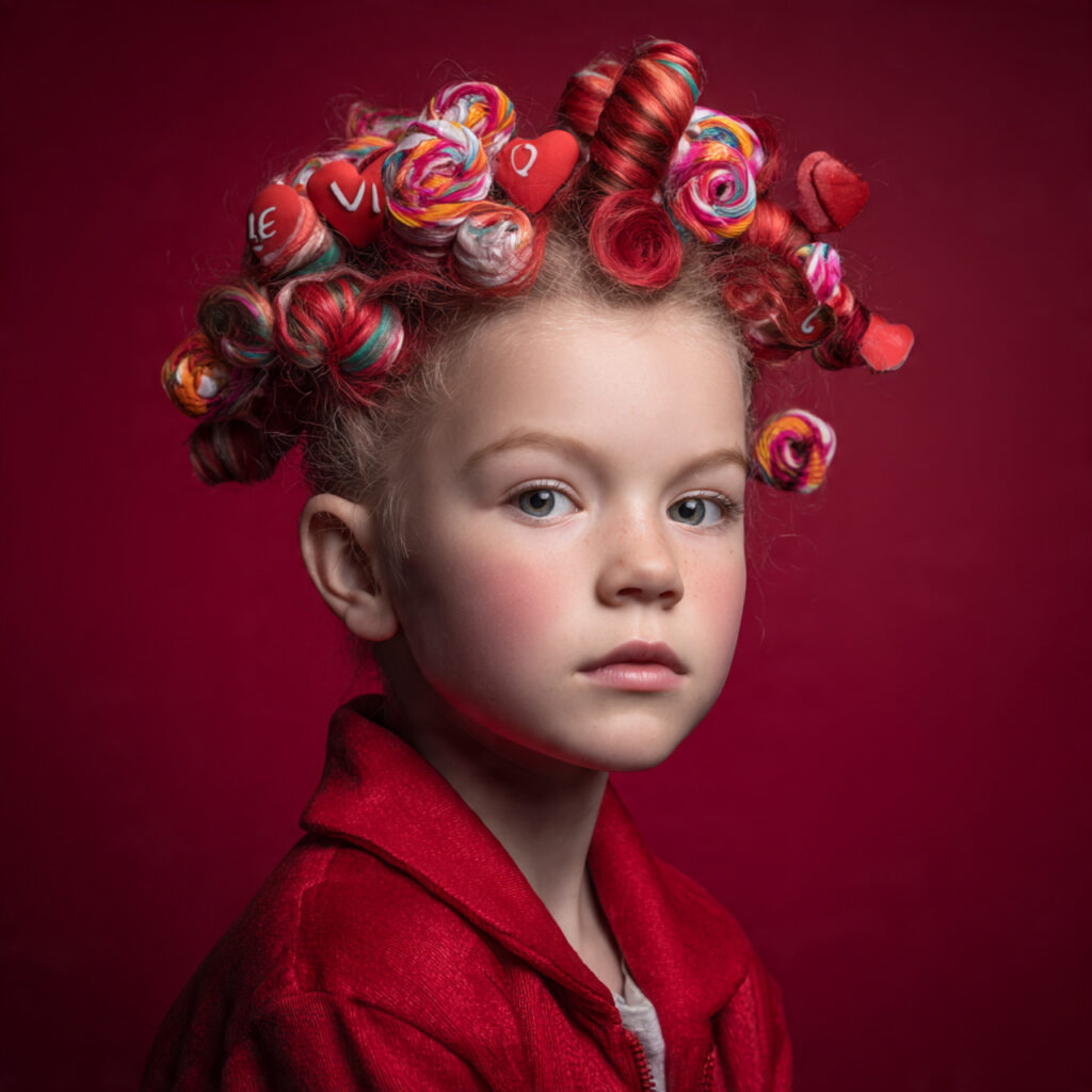 Playful Valentine Twist Hairstyles Ideas