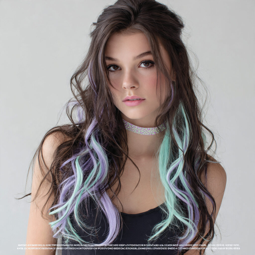 Pastel Color Temporary Hair Ideas