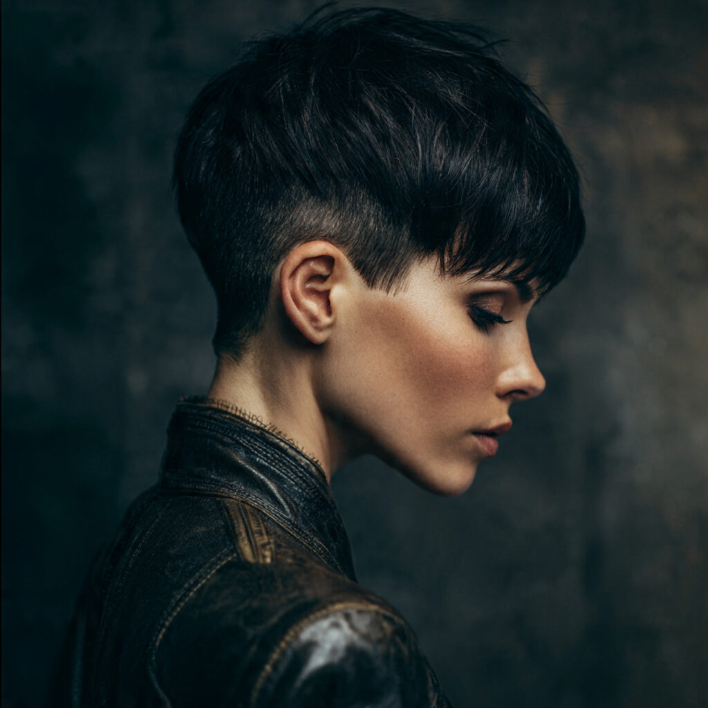 Edgy Undercut Pixie