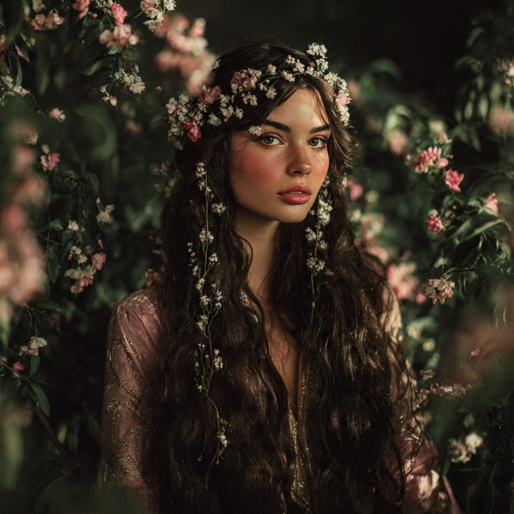 Floral Hair Vine Accent Idea