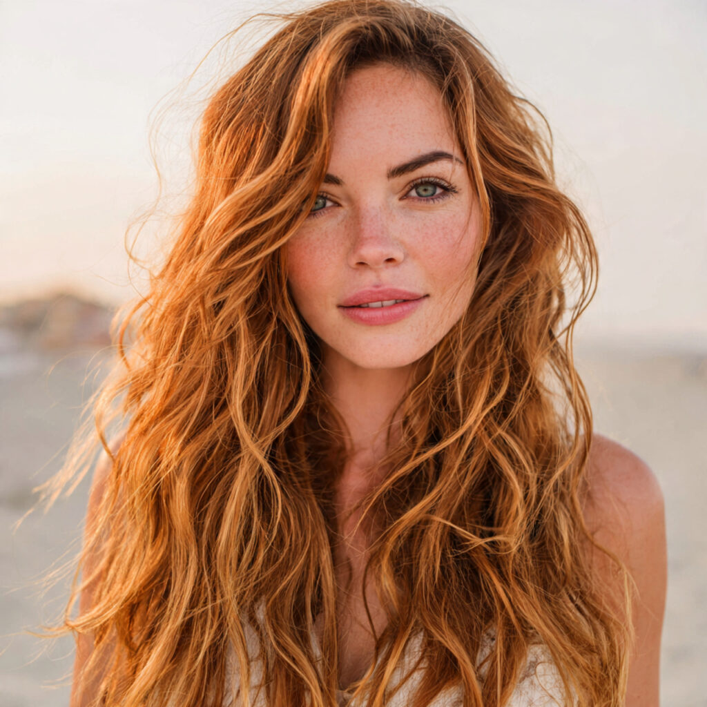 Loose Beachy Waves Idea