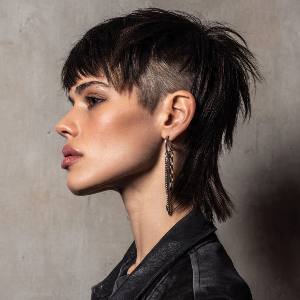 Modern Mullet with Tapered Sides