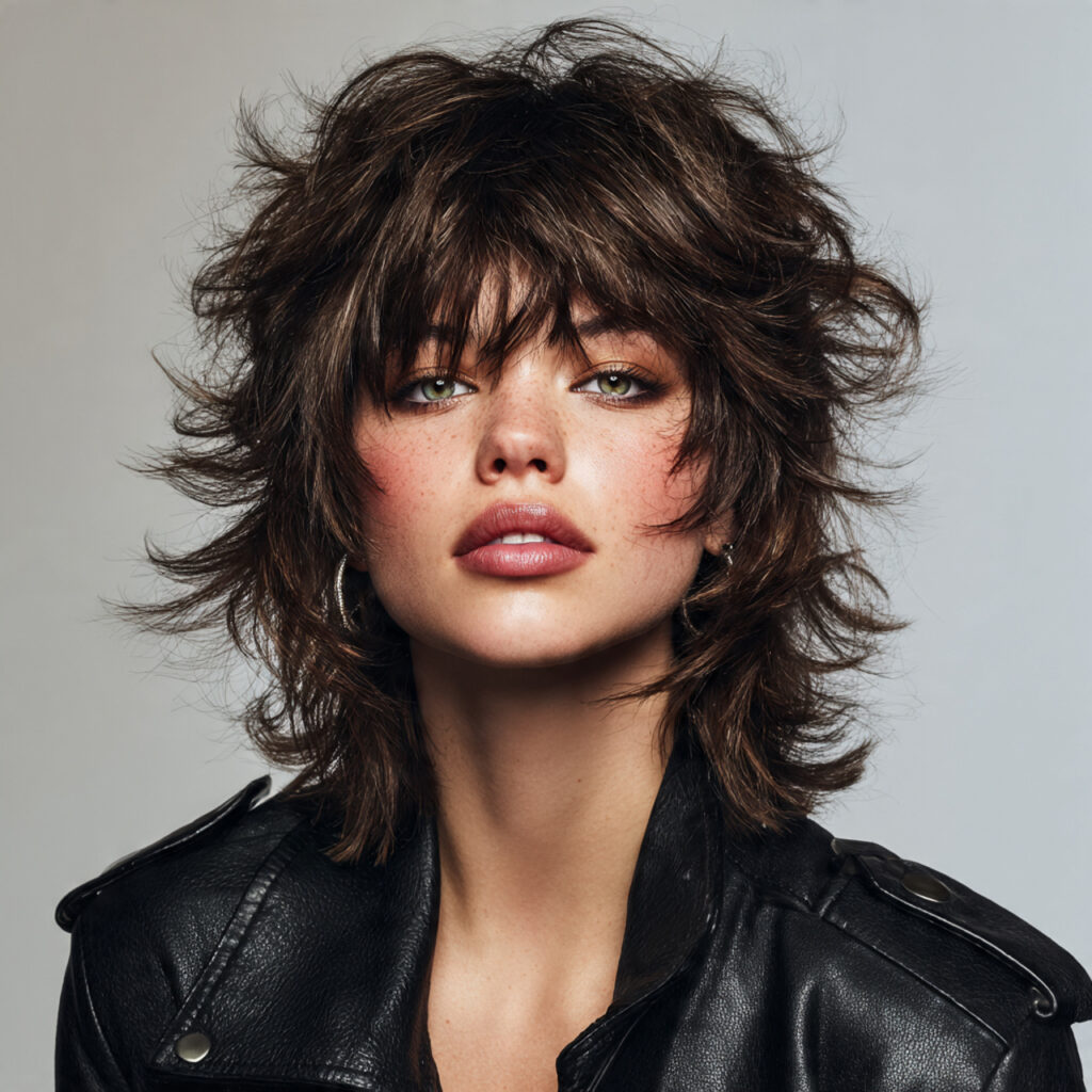 Voluminous Shag with Full Fringe