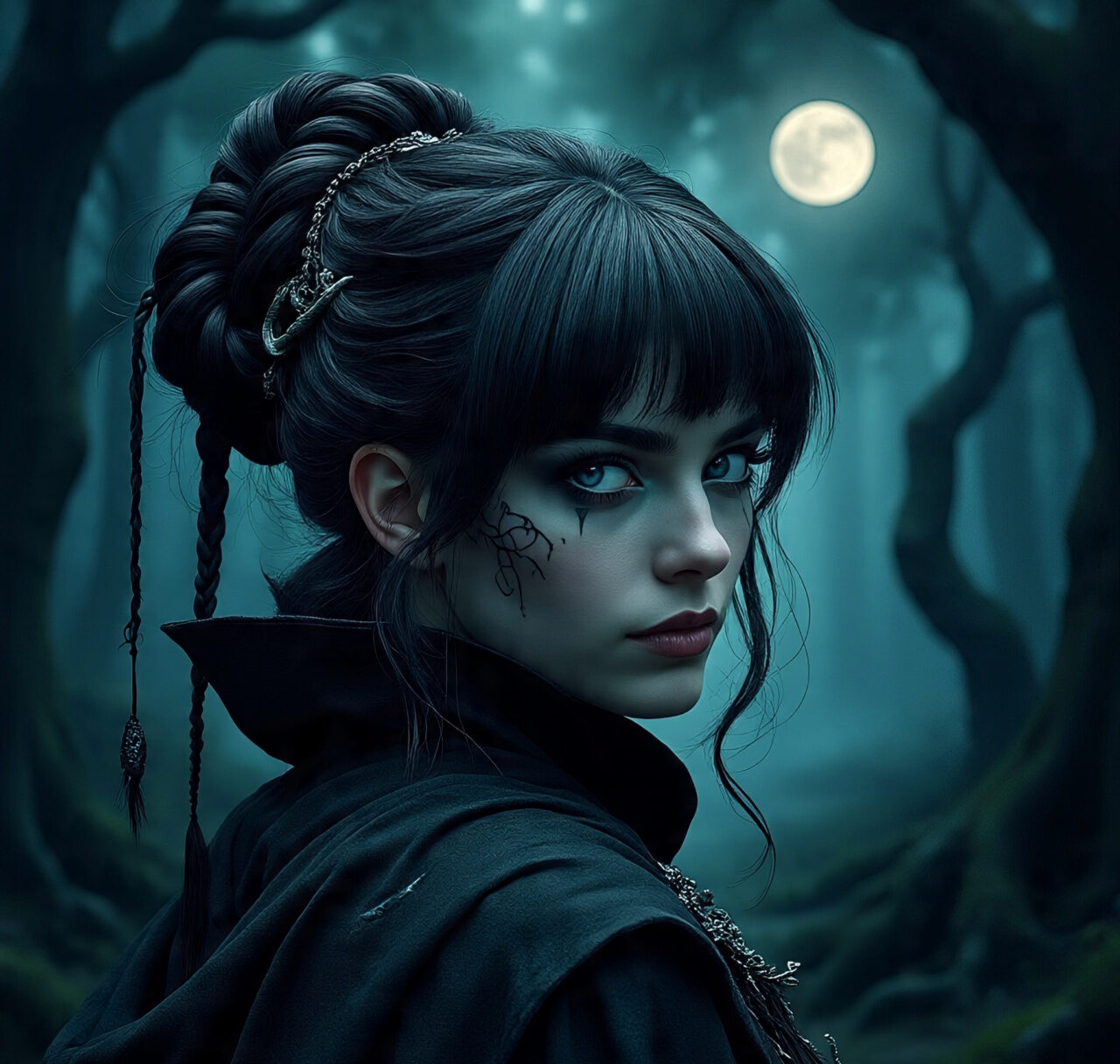 witchy hairstyles medium