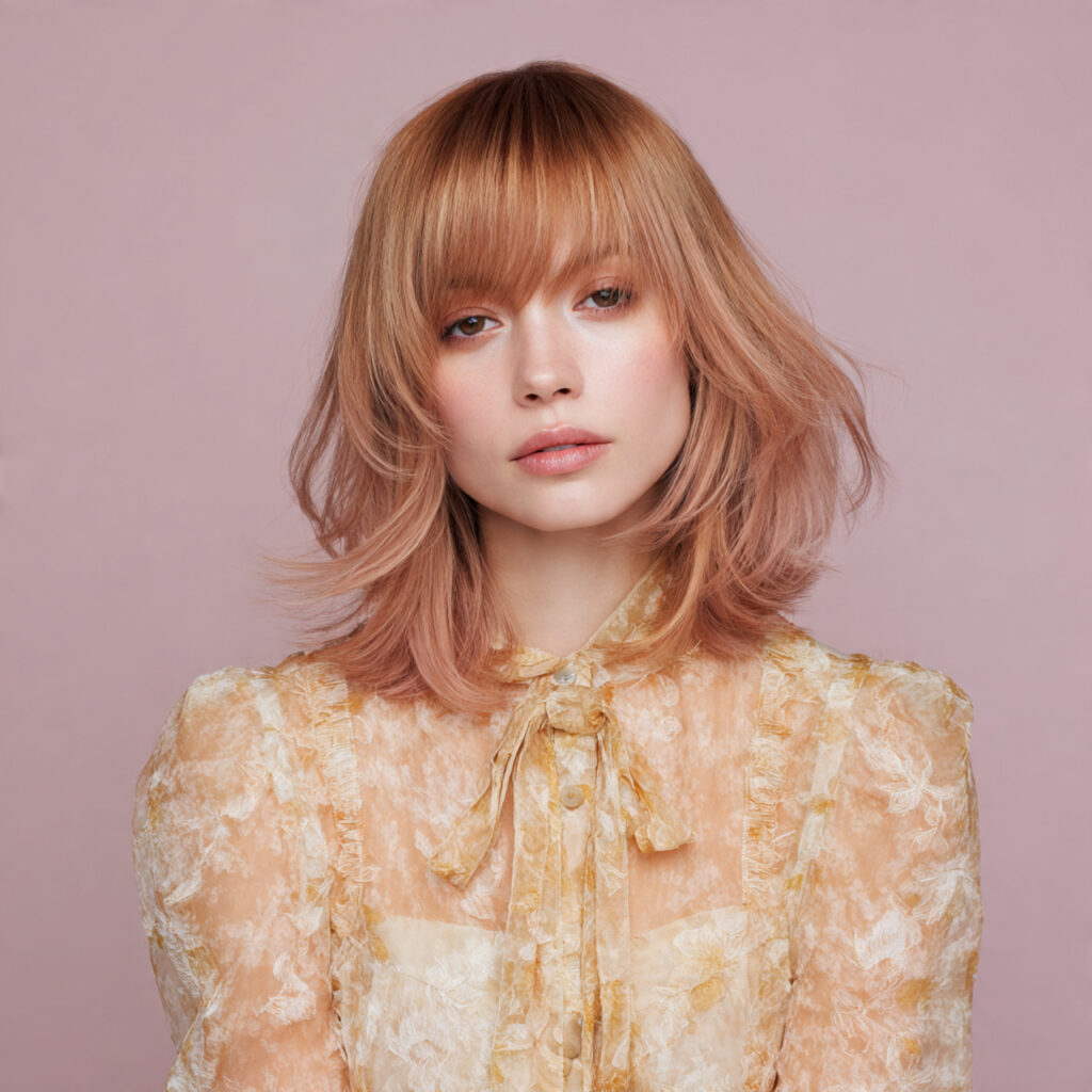 Hime Cut with Soft Bangs