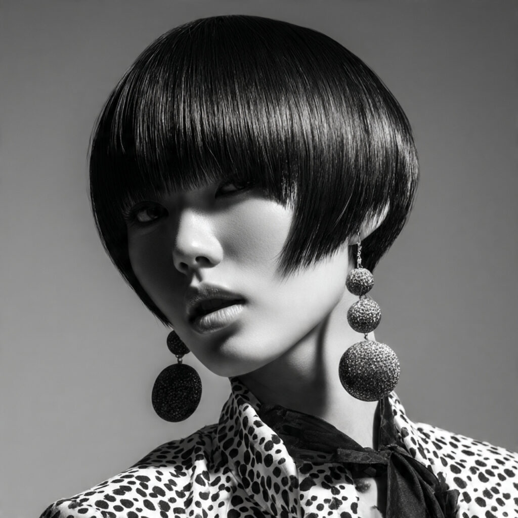 Hime Cut for Oval Face