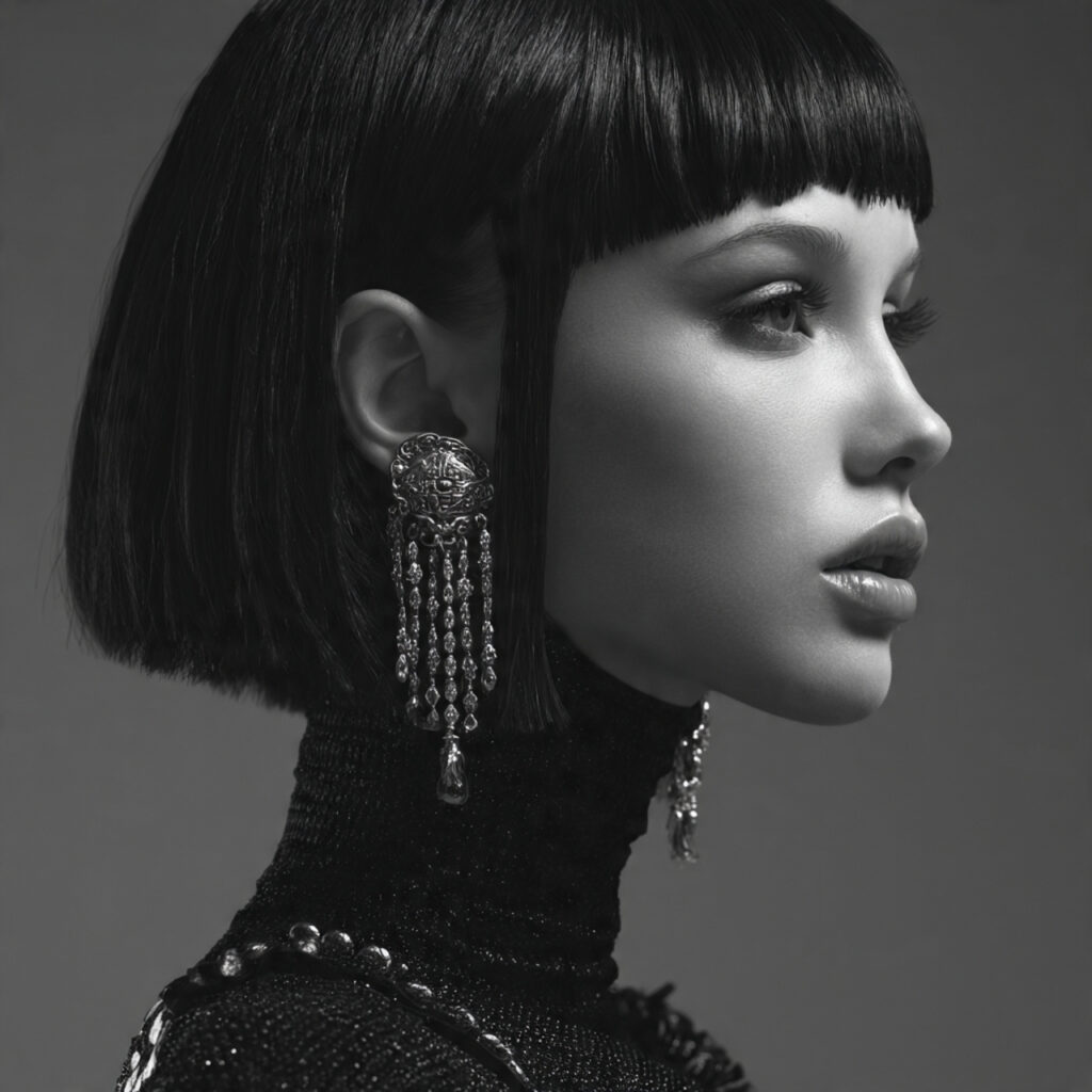 Hime Cut with Side Pieces